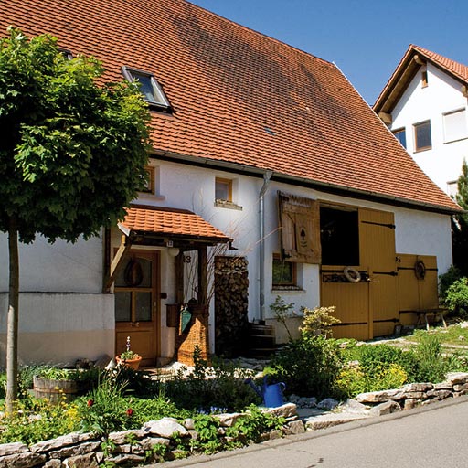 Die ständig erweiterte Produktpalette der Scheune “Blüten(t)räume” besteht aus Naturmaterialien und beinhaltet z.B. Tonblüten, Flechtobjekte, “Geschenktüte Blüten(t)räume” (auf Wunsch mit Honig vom Schopflocher Imker), Geschenkkarten, Sackbilder, Buchzeichen